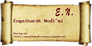 Engelhardt Noémi névjegykártya